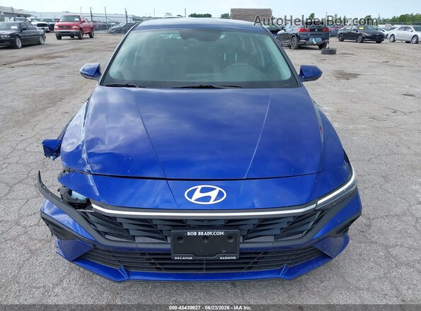 KMHLL4DG0SU080314 2025 HYUNDAI ELANTRA Blue ხელსაწყოთა პანელის ხედი
