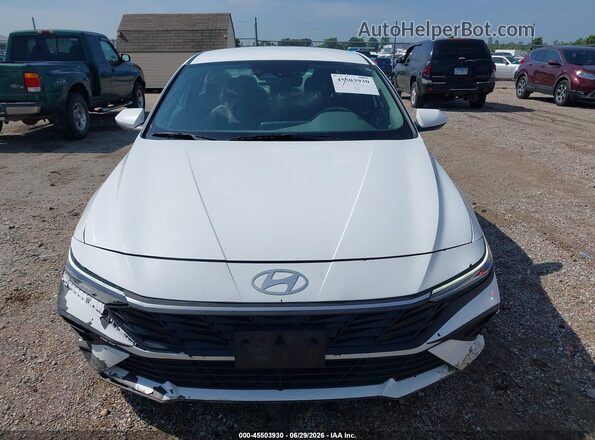 KMHLL4DG0SU919085 2025 HYUNDAI ELANTRA White Widok zestawu wskaźników