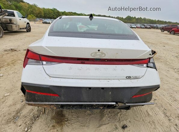 KMHLL4DG0SU956962 2025 HYUNDAI ELANTRA White უკანა ხედი