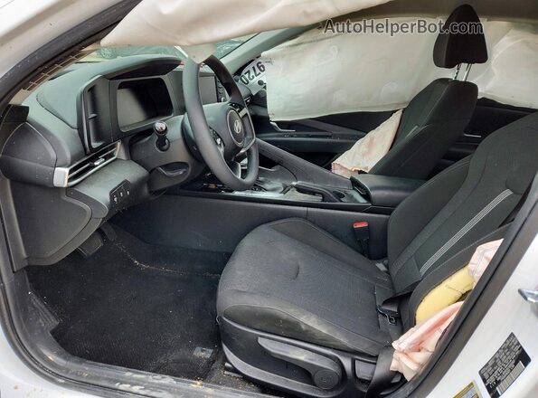 KMHLL4DG0SU956962 2025 HYUNDAI ELANTRA White წინა სალონის ხედი