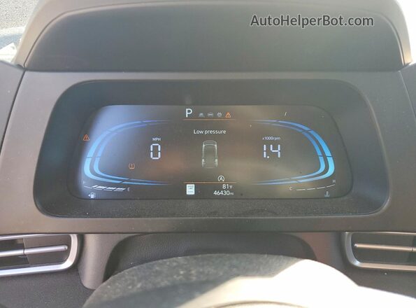 KMHLL4DG0SU968691 2025 HYUNDAI ELANTRA Gray Instrument cluster view