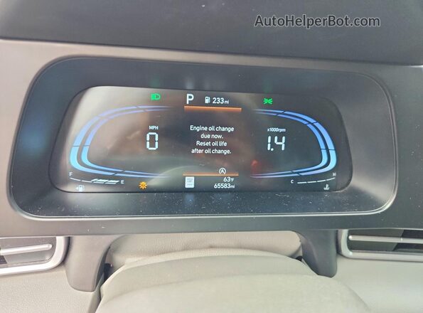 KMHLL4DG1RU690250 2024 HYUNDAI ELANTRA Gray Вид щитка приладів