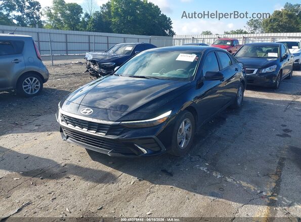 KMHLL4DG1RU741097 2024 HYUNDAI ELANTRA Black წინა მარცხენა ხედი სამი მეოთხედიდან