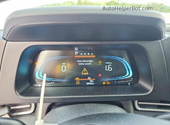 KMHLL4DG1RU803047 2024 HYUNDAI ELANTRA Белый Вид щитка приборов