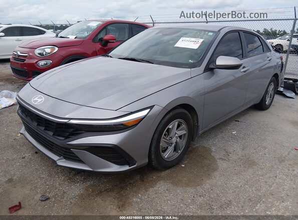 KMHLL4DG1SU074246 2025 HYUNDAI ELANTRA Gray წინა მარცხენა ხედი სამი მეოთხედიდან