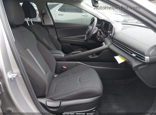 KMHLL4DG1SU074246 2025 HYUNDAI ELANTRA Gray წინა სალონის ხედი