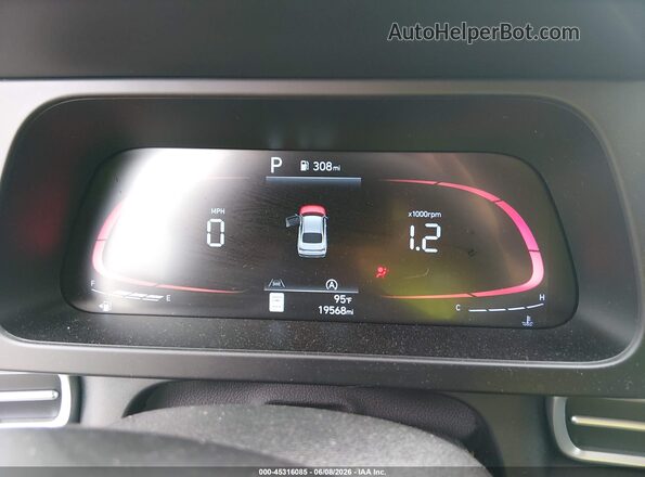 KMHLL4DG1SU074246 2025 HYUNDAI ELANTRA Gray უკანა სავარძლების ხედი