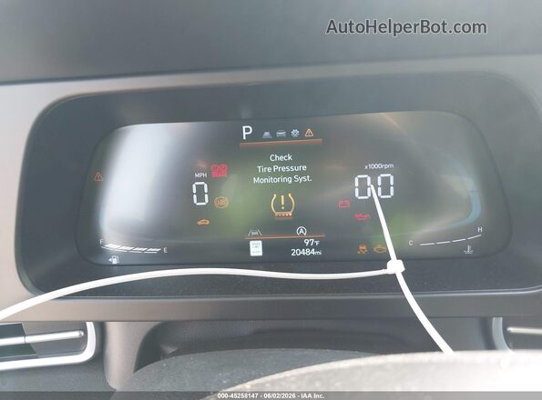 KMHLL4DG2SU041854 2025 HYUNDAI ELANTRA Blue Հետևի նստատեղերի տեսք