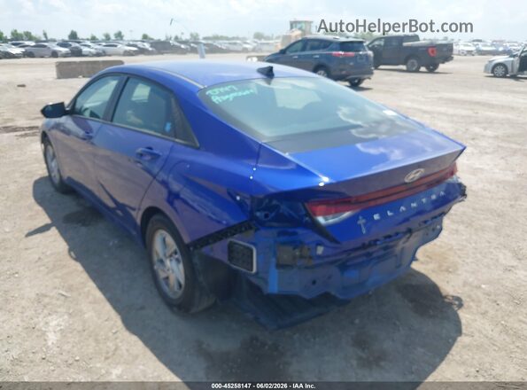 KMHLL4DG2SU041854 2025 HYUNDAI ELANTRA Blue Հետևի ձախ