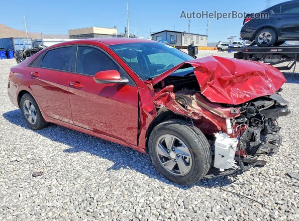 KMHLL4DG2SU935255 2025 HYUNDAI ELANTRA Burgundy Передня права чверть