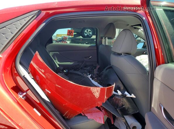KMHLL4DG2SU935255 2025 HYUNDAI ELANTRA Burgundy Вид задніх сидінь