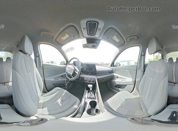 KMHLL4DG3SU088522 2025 HYUNDAI ELANTRA White Панорамний вид салону 360°