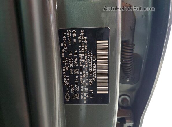 KMHLL4DG3SU852501 2025 HYUNDAI ELANTRA Gray 