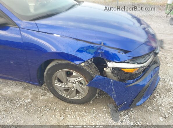 KMHLL4DG3SU882257 2025 HYUNDAI ELANTRA Blue Դիմացի տեսք
