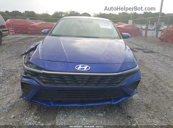 KMHLL4DG3SU882257 2025 HYUNDAI ELANTRA Blue Սարքավորումների վահանակի տեսք