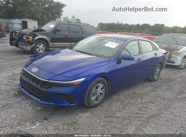 KMHLL4DG3SU882257 2025 HYUNDAI ELANTRA Blue Առջևի ձախ երեք քառորդ տեսարան