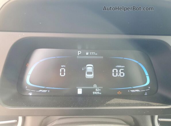 KMHLL4DG3TU160353 2026 HYUNDAI ELANTRA Gray ხელსაწყოთა პანელის ხედი