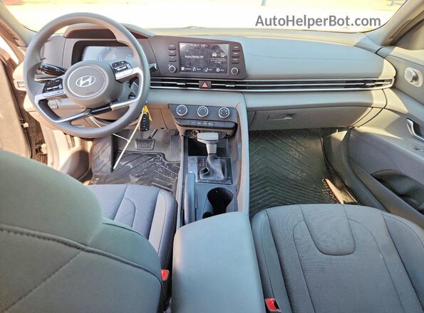 KMHLL4DG4RU741921 2024 HYUNDAI ELANTRA Gray Вид панелі приладів