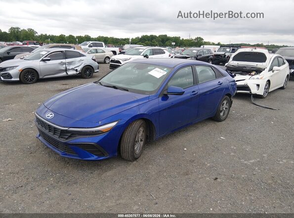 KMHLL4DG4RU744124 2024 HYUNDAI ELANTRA Синий Передняя левая четверть