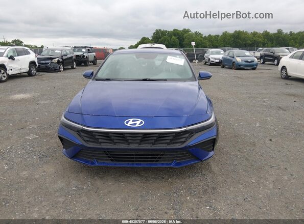 KMHLL4DG4RU744124 2024 HYUNDAI ELANTRA Синий Вид щитка приборов