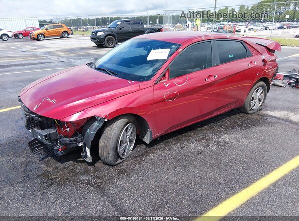 KMHLL4DG4RU776376 2024 HYUNDAI ELANTRA Бордовый Передняя левая четверть