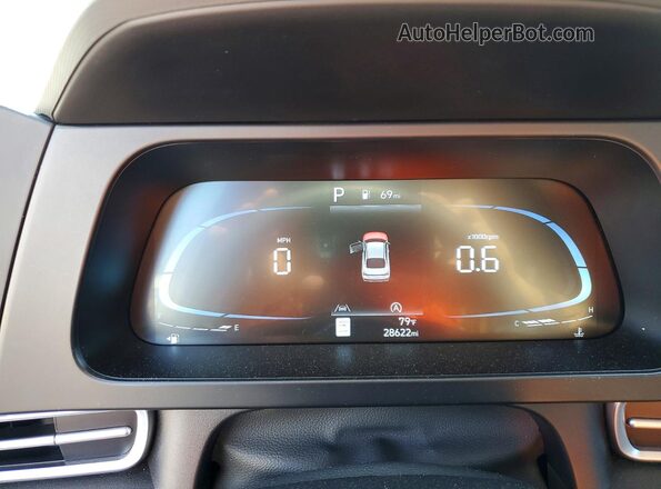 KMHLL4DG4RU801860 2024 HYUNDAI ELANTRA Gray Вид щитка приладів