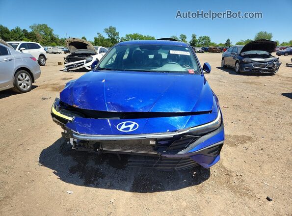 KMHLL4DG4RU849780 2024 HYUNDAI ELANTRA Blue VIN կոդի պիտակի տեսք