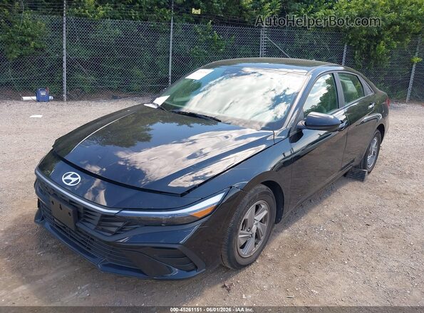 KMHLL4DG4SU938531 2025 HYUNDAI ELANTRA Black Vista tres cuartos delantera izquierda