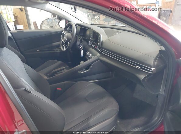 KMHLL4DG4SU939761 2025 HYUNDAI ELANTRA Red Front interior view
