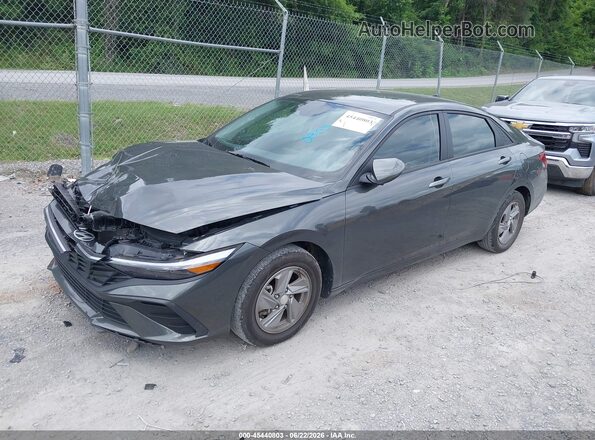 KMHLL4DG5RU659440 2024 HYUNDAI ELANTRA Gray Առջևի ձախ երեք քառորդ տեսարան