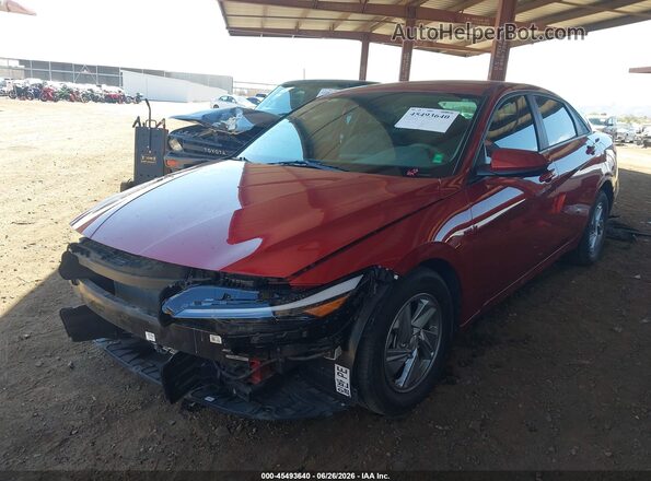 KMHLL4DG5RU660068 2024 HYUNDAI ELANTRA Red წინა მარცხენა ხედი სამი მეოთხედიდან