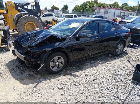 KMHLL4DG5SU873611 2025 HYUNDAI ELANTRA Black წინა მარცხენა ხედი სამი მეოთხედიდან