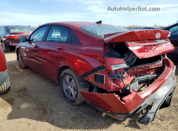 KMHLL4DG5SU992338 2025 HYUNDAI ELANTRA Red Հետևի ձախ