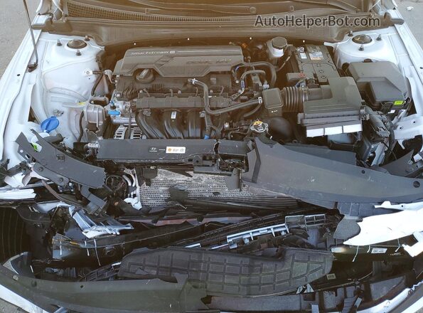 KMHLL4DG6SU054574 2025 HYUNDAI ELANTRA White Vista interior trasera