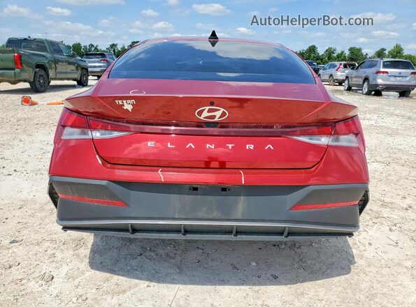 KMHLL4DG6SU953418 2025 HYUNDAI ELANTRA Red Widok z tyłu