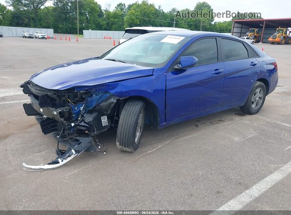 KMHLL4DG7RU803876 2024 HYUNDAI ELANTRA Blue Vista tres cuartos delantera izquierda
