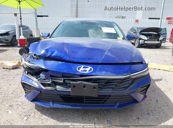 KMHLL4DG7SU001897 2025 HYUNDAI ELANTRA Blue Widok zestawu wskaźników