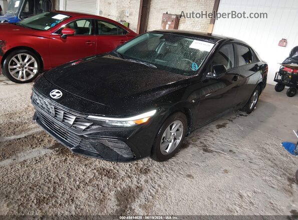 KMHLL4DG7SU002533 2025 HYUNDAI ELANTRA Black წინა მარცხენა ხედი სამი მეოთხედიდან