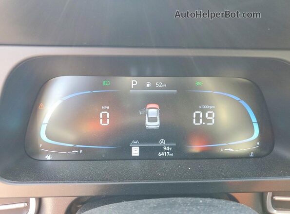 KMHLL4DG7SU062084 2025 HYUNDAI ELANTRA Black Vista del cuadro de instrumentos