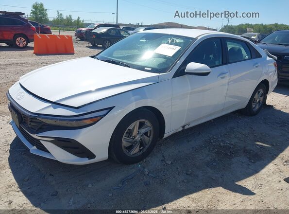 KMHLL4DG7SU958062 2025 HYUNDAI ELANTRA White Առջևի ձախ երեք քառորդ տեսարան