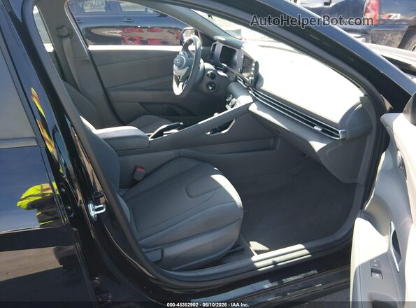 KMHLL4DG7SU989134 2025 HYUNDAI ELANTRA Black Front interior view