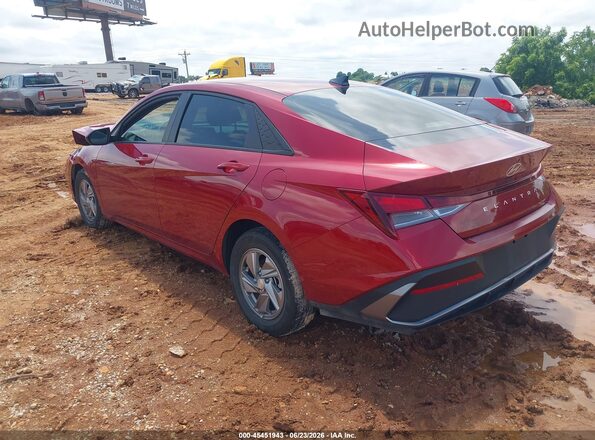 KMHLL4DG9SU970570 2025 HYUNDAI ELANTRA Red უკანა მარცხენა