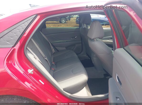 KMHLL4DG9SU970570 2025 HYUNDAI ELANTRA Red VIN კოდის სტიკერის ხედი