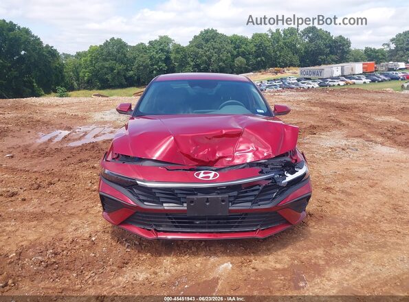 KMHLL4DG9SU970570 2025 HYUNDAI ELANTRA Red ხელსაწყოთა პანელის ხედი