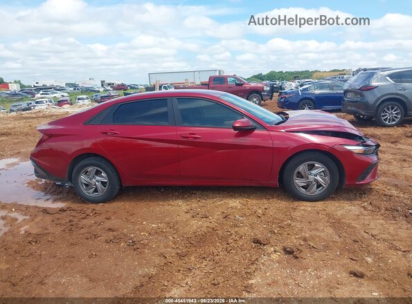 KMHLL4DG9SU970570 2025 HYUNDAI ELANTRA Red უკანა სალონის ხედი