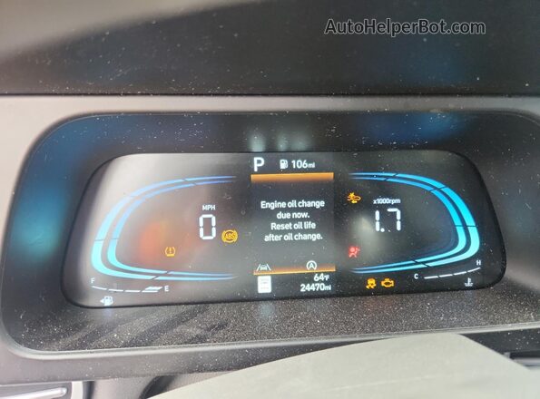 KMHLL4DGXTU116124 2026 HYUNDAI ELANTRA Gray Widok zestawu wskaźników