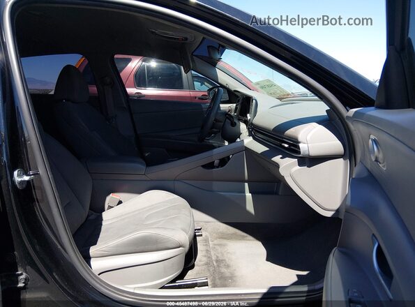 KMHLM4AG0PU390701 2023 HYUNDAI ELANTRA Black წინა სალონის ხედი