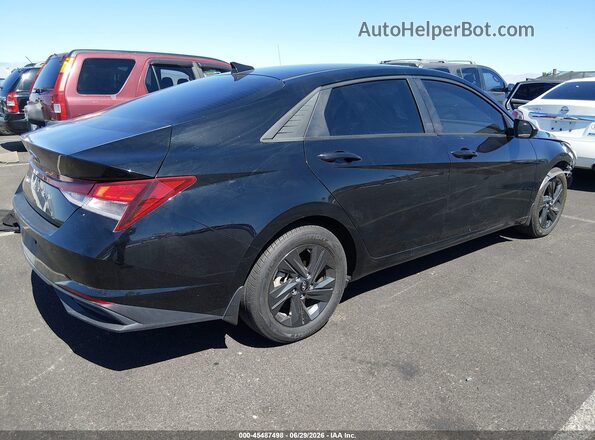 KMHLM4AG0PU390701 2023 HYUNDAI ELANTRA Black უკანა მარჯვენა