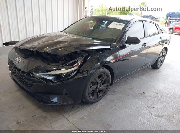 KMHLM4AG1MU120422 2021 HYUNDAI ELANTRA Black Przód lewy