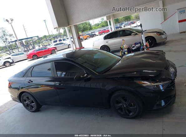 KMHLM4AG1MU120422 2021 HYUNDAI ELANTRA Black Widok wnętrza 360 stopni